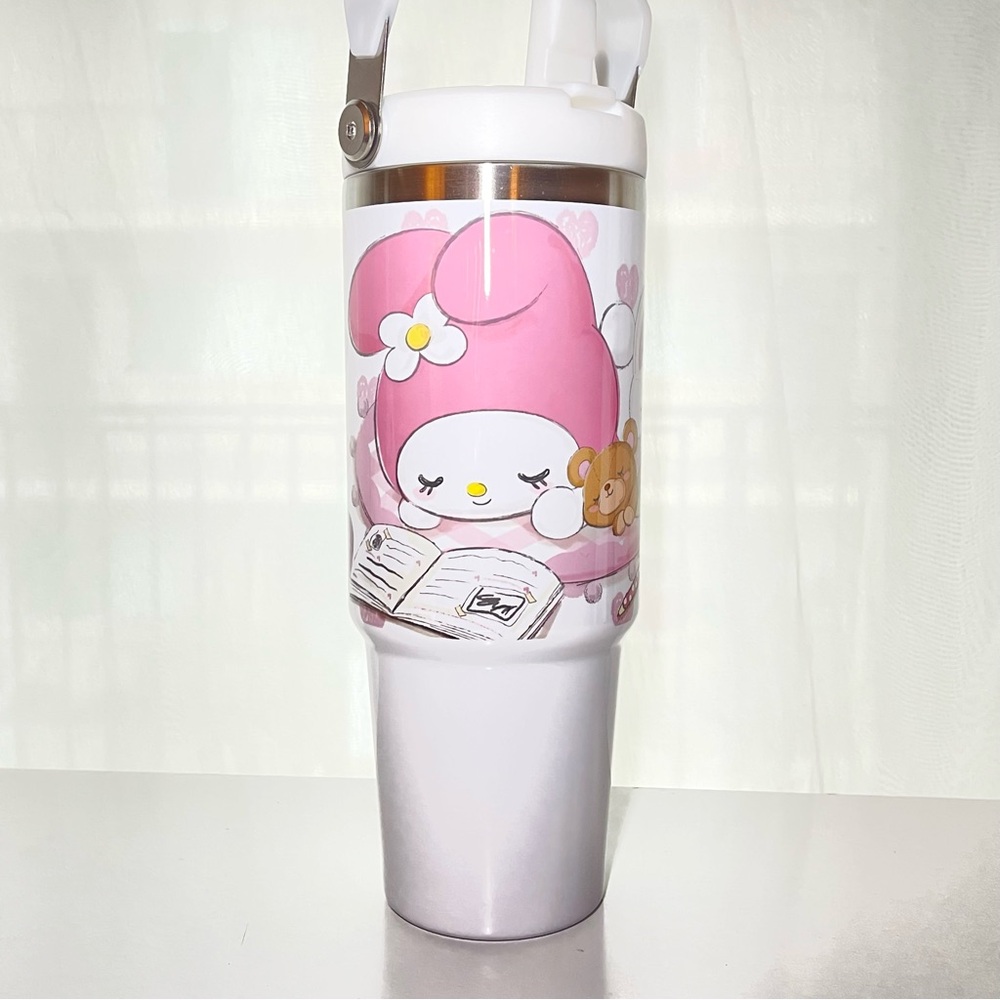 Name Personalized 30OZ tumbler My Melody Bunny, Hello Kitty, Kuromi 30 oz cup wi - Picture 9 of 10